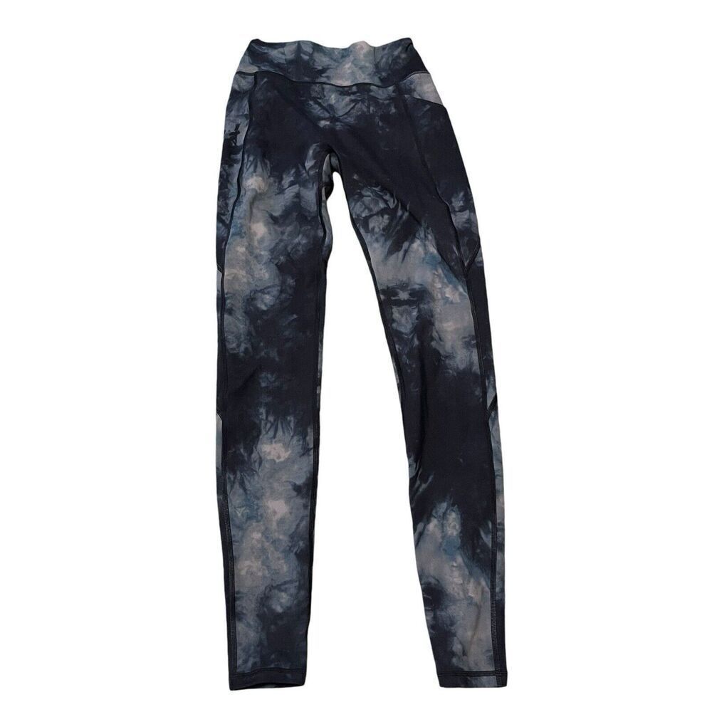 Alphalete S Small‎ Surface Pocket Leggings Tie Dye High Rise Compression Gym